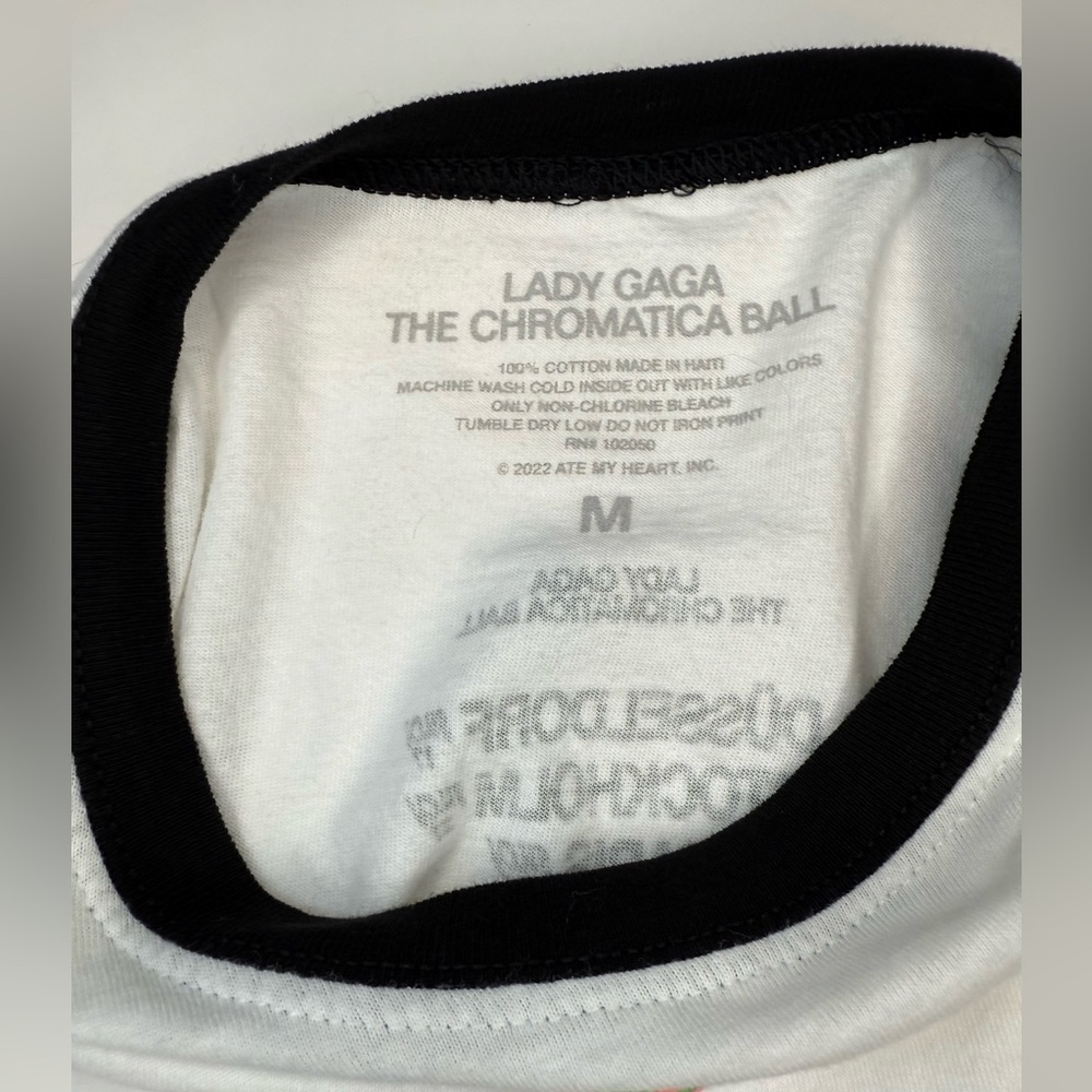 Lady Gaga chromatica ball White Ringer - Picture 8 of 10